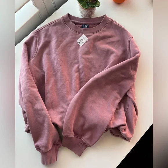 GAP Heavyweight French Terry Bubble Sweatshirt XS Petite - Picture 2 of 6